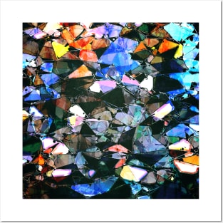 Abstract Stained Glass Posters and Art